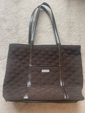 Vera Bradley Tote Bag in Dark Brown
